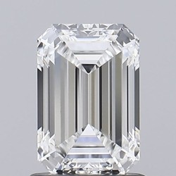 Diament laboratoryjny bezbarwny szlif szmaragdowy, 1.08ct, VVS2, E, IGI LG741539516