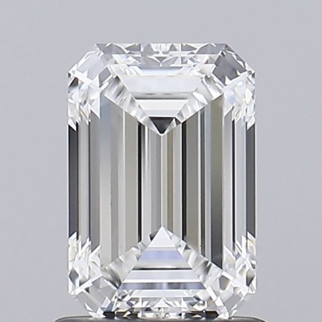 Diament laboratoryjny bezbarwny szlif szmaragdowy, 1.08ct, VVS2, E, IGI LG741539516