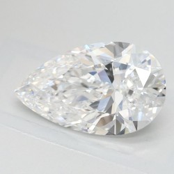 Diament laboratoryjny bezbarwny szlif gruszkowy, 1.53ct, VVS1, D, IGI LG739553870