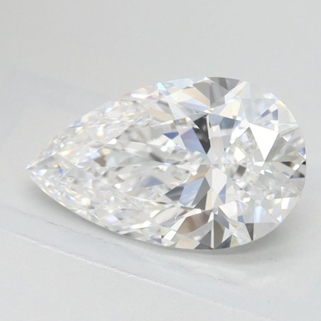 Diament laboratoryjny bezbarwny szlif gruszkowy, 1.53ct, VVS1, D, IGI LG739553870