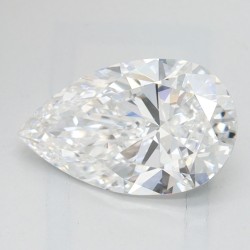 Diament laboratoryjny bezbarwny szlif gruszkowy, 1.51ct, VVS1, D, IGI LG739553868