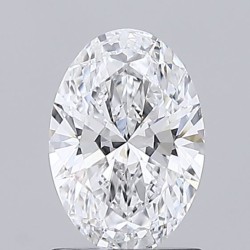 Diament laboratoryjny bezbarwny szlif owalny, 1.02ct, VVS2, D, IGI LG732582687