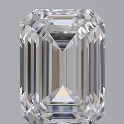 Diament laboratoryjny bezbarwny szlif szmaragdowy, 1.54ct, VVS2, D, IGI LG696530243