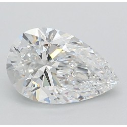 Diament laboratoryjny bezbarwny szlif gruszkowy, 1.65ct, VVS1, D, IGI LG619443062