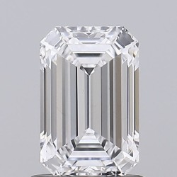 Diament laboratoryjny bezbarwny szlif szmaragdowy, 1.03ct, VVS2, D, IGI LG737547728
