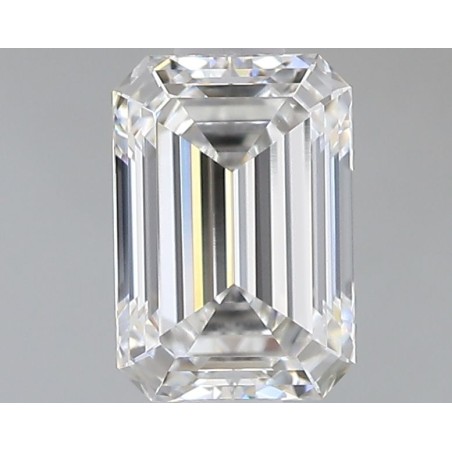 Diament laboratoryjny bezbarwny szlif szmaragdowy, 1.19ct, IF, D, IGI LG710541538