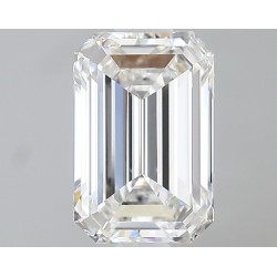 Diament laboratoryjny bezbarwny szlif szmaragdowy, 1.42ct, VVS2, E, IGI LG717586774