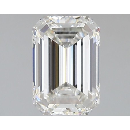 Diament laboratoryjny bezbarwny szlif szmaragdowy, 1.59ct, VVS2, F, IGI LG706527737