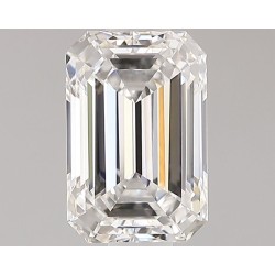 Diament laboratoryjny bezbarwny szlif szmaragdowy, 1.16ct, VVS2, D, IGI LG732574713