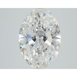 Diament laboratoryjny bezbarwny szlif owalny, 2.4ct, VVS2, E, IGI LG733557447