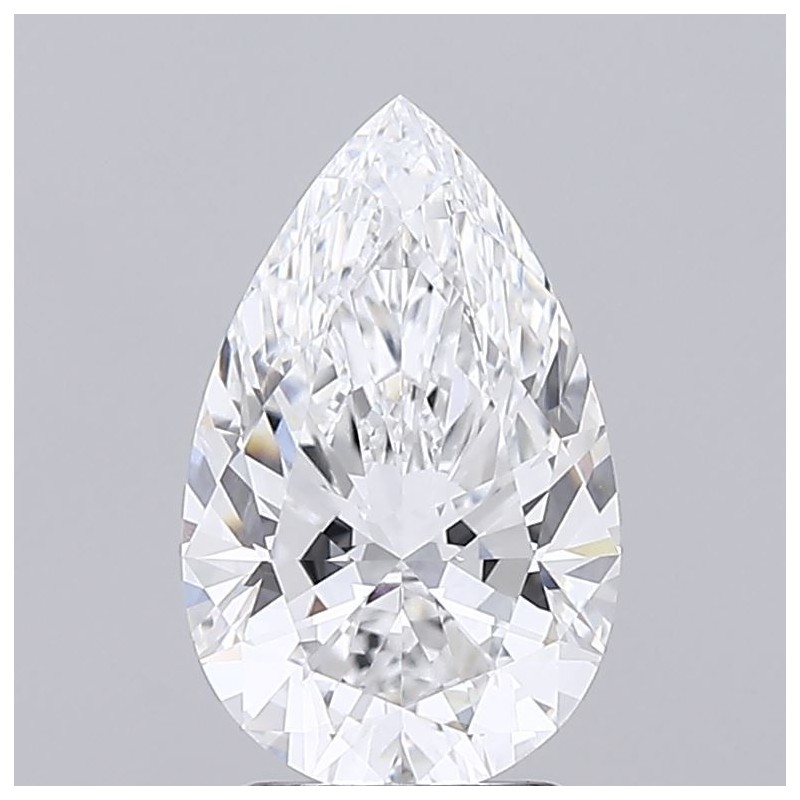 Diament laboratoryjny bezbarwny szlif gruszkowy, 2.47ct, VVS1, D, GIA 2526420866