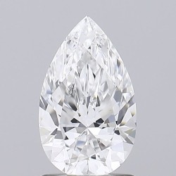 Diament laboratoryjny bezbarwny szlif gruszkowy, 1.07ct, VVS2, D, IGI LG704577281