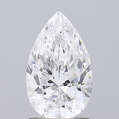 Diament laboratoryjny bezbarwny szlif gruszkowy, 1.07ct, VVS2, D, IGI LG704577281
