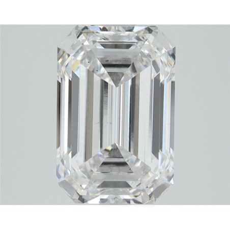 Diament laboratoryjny bezbarwny szlif szmaragdowy, 2.57ct, VVS1, D, IGI LG737560900