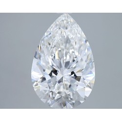Diament laboratoryjny bezbarwny szlif gruszkowy, 2.57ct, VVS2, E, IGI LG733516514