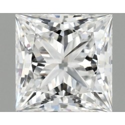 Diament laboratoryjny bezbarwny szlif princess, 1.1ct, VVS2, D, IGI LG735575934