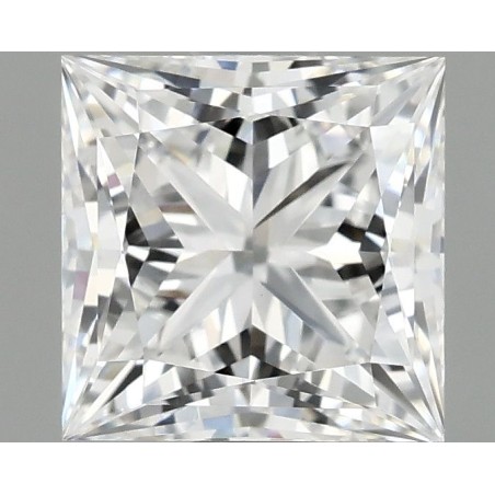 Diament laboratoryjny bezbarwny szlif princess, 1.1ct, VVS2, D, IGI LG735575934