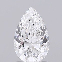 Diament laboratoryjny bezbarwny szlif gruszkowy, 1.05ct, VVS1, D, IGI LG712534395