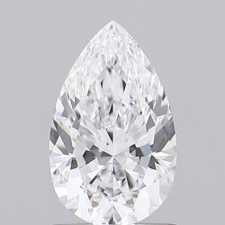 Diament laboratoryjny bezbarwny szlif gruszkowy, 1.04ct, VVS2, D, IGI LG702572105