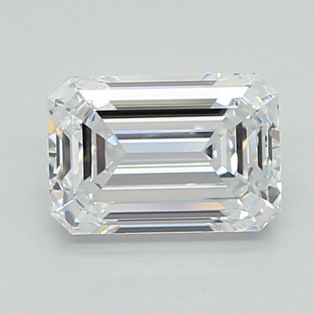 Diament laboratoryjny bezbarwny szlif szmaragdowy, 2.08ct, VVS1, D, IGI LG733509685