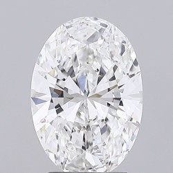 Diament laboratoryjny bezbarwny szlif owalny, 2.42ct, VVS2, E, IGI LG739501473