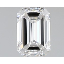 Diament laboratoryjny bezbarwny szlif szmaragdowy, 1.26ct, VVS2, D, IGI LG702582949