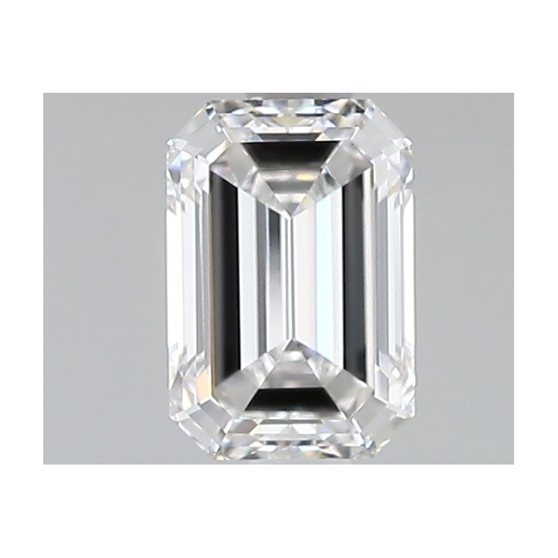 Diament laboratoryjny bezbarwny szlif szmaragdowy, 1.26ct, VVS2, D, IGI LG702582949