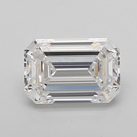 Diament laboratoryjny bezbarwny szlif szmaragdowy, 1.03ct, VVS2, D, IGI LG729560587