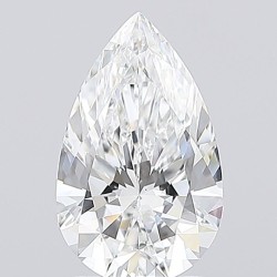 Diament laboratoryjny bezbarwny szlif gruszkowy, 2.04ct, VVS1, D, IGI LG726575213