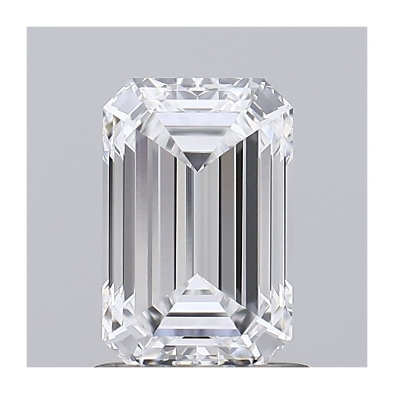 Diament laboratoryjny bezbarwny szlif szmaragdowy, 1.03ct, VVS2, D, IGI LG737547729