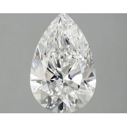Diament laboratoryjny bezbarwny szlif gruszkowy, 1.55ct, VVS2, D, IGI LG685592034