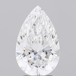 Diament laboratoryjny bezbarwny szlif gruszkowy, 2.05ct, VVS2, D, GIA 7521658817