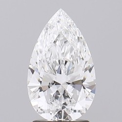 Diament laboratoryjny bezbarwny szlif gruszkowy, 1.98ct, VVS2, E, GIA 1523582184