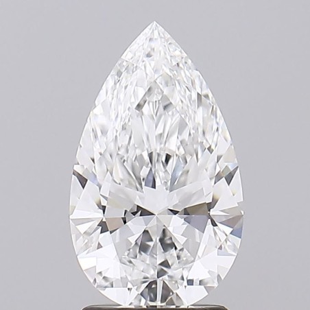 Diament laboratoryjny bezbarwny szlif gruszkowy, 1.98ct, VVS2, E, GIA 1523582184