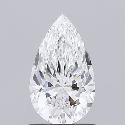 Diament laboratoryjny bezbarwny szlif gruszkowy, 1ct, VVS2, D, IGI LG647476113