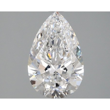 Diament laboratoryjny bezbarwny szlif gruszkowy, 1.56ct, VVS2, D, IGI LG681501983