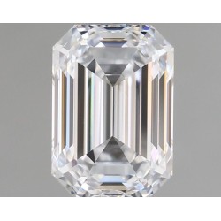 Diament laboratoryjny bezbarwny szlif szmaragdowy, 0.97ct, VVS2, D, IGI LG582373526