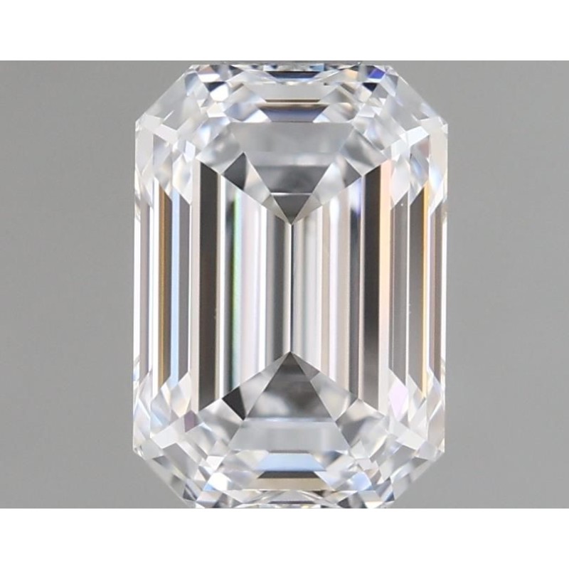 Diament laboratoryjny bezbarwny szlif szmaragdowy, 0.97ct, VVS2, D, IGI LG582373526