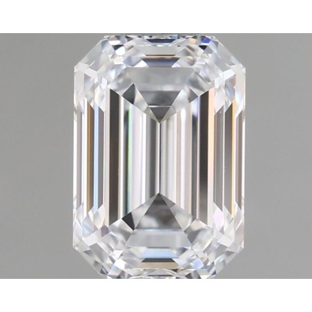 Diament laboratoryjny bezbarwny szlif szmaragdowy, 0.97ct, VVS2, D, IGI LG582373526