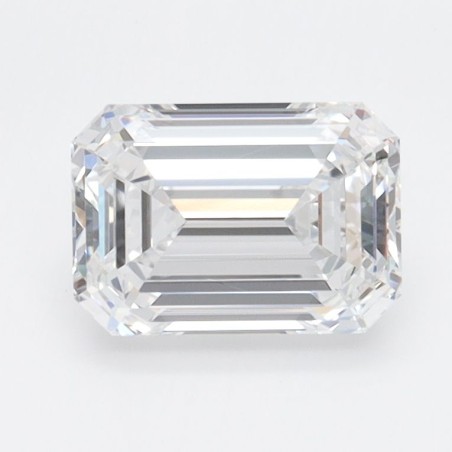 Diament laboratoryjny bezbarwny szlif szmaragdowy, 1.51ct, VVS1, D, IGI LG692560060