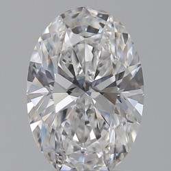 Diament laboratoryjny bezbarwny szlif owalny, 1.51ct, VVS2, D, IGI LG696530266
