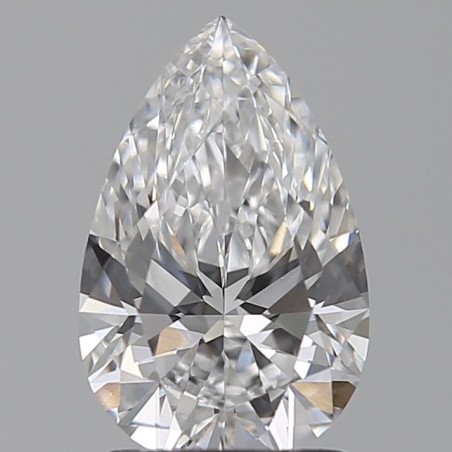 Diament laboratoryjny bezbarwny szlif gruszkowy, 1.55ct, VVS2, D, IGI LG678549189