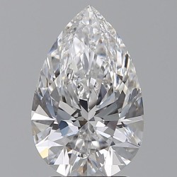 Diament laboratoryjny bezbarwny szlif gruszkowy, 2.56ct, VVS2, D, IGI LG668433751