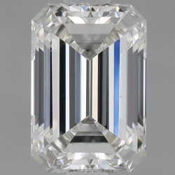 Diament laboratoryjny bezbarwny szlif szmaragdowy, 0.98ct, VVS2, F, IGI LG638426657