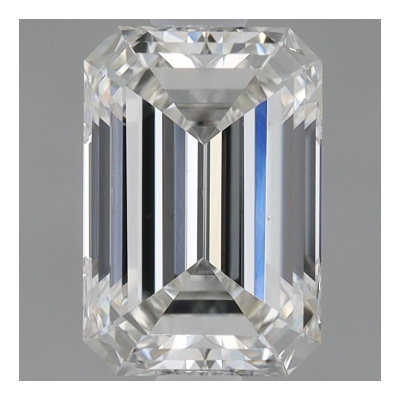 Diament laboratoryjny bezbarwny szlif szmaragdowy, 0.98ct, VVS2, F, IGI LG638426657