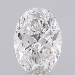 Diament laboratoryjny bezbarwny szlif owalny, 1.55ct, VVS2, F, IGI LG737560840