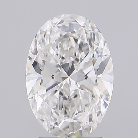 Diament laboratoryjny bezbarwny szlif owalny, 1.55ct, VVS2, F, IGI LG737560840