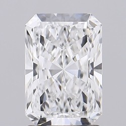 Diament laboratoryjny bezbarwny radiant, 1.96ct, VVS2, E, GIA 6525420129