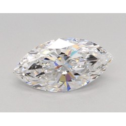 Diament laboratoryjny bezbarwny markiza, 2.05ct, VVS2, D, IGI LG735542789