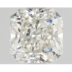 Diament szlif radiant kwadratowy, 0.9ct, SI1, H, GIA 2527791412